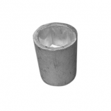 Zinc Radice exagonal prop nut (anode only) shaft Ø 22-25mm