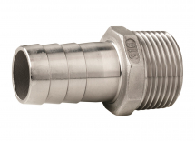 Hose connector AISI 316 male G3/8''