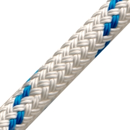 braid on braid 8 mm wit/blauw