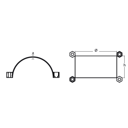 misc Silver shaft grounding - silver bathed ring and brushers  Ø 50