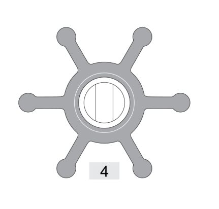 Johnson Pump Impeller 806B-1