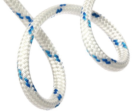 braid on braid 8 mm wit/blauw