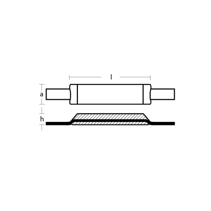 Zinc ingot type weld on anode 10kg