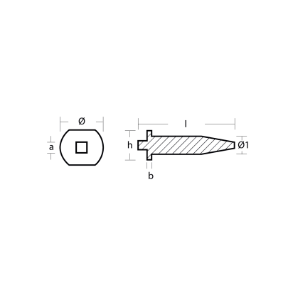 AL Panier cylinder head anode