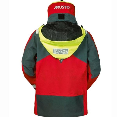 SH1650 Musto Hpx Ocean Jacket Red/Dk Gr XL