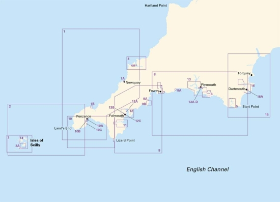 Imray 2400 West Country Chart