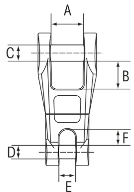 Ankerconnector 8 mm RVS wartel