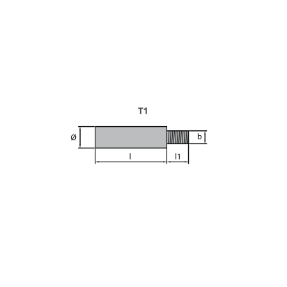 Zinc Volvo pencil anode Ø10 L.30 (zinc only)