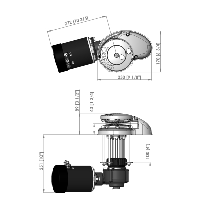 RC10 10mm-3/8" 100TDC 24V 56:1 StSt