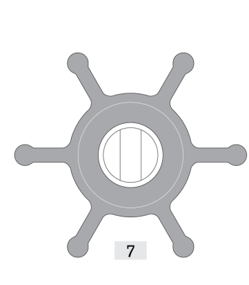 Johnson Pump Impeller 810B-1