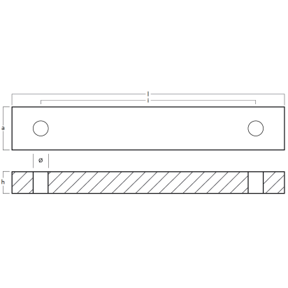 rectangular plate / piastra rettangolare