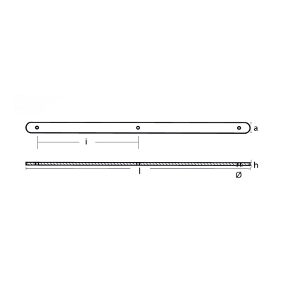 zinc strip for fast boats 1000x50x13