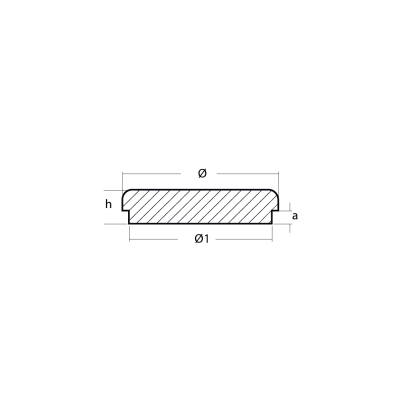 Zinc Detra propeller anode Ø143 Azimut-Benetti type