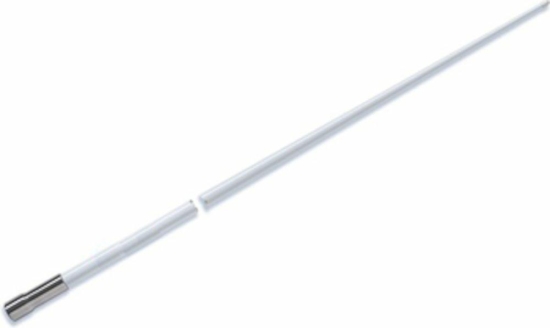 2.4m (8-ft) White Fiberglass Quick-Fit VHF Antenna