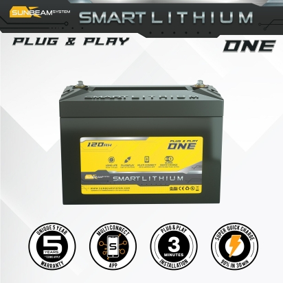 SMART LITHIUM Plug & Play ONE 120Ah