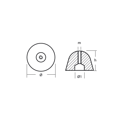 MG Volvo Penta Bow Thrust anode