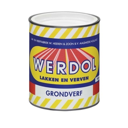 Werdol Grondverf Wit 0,75L