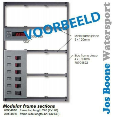 frame top-length 240MM (2X120)