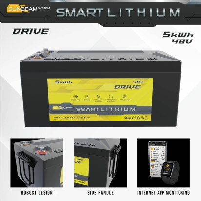 SMART LITHIUM DRIVE Prismatic 48V 5kWh 5kW