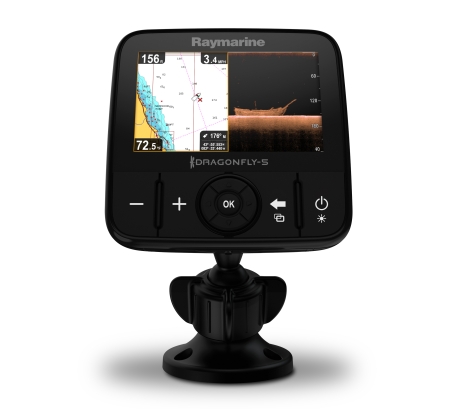 Dragonfly 5Pro fishfinder 5" display met CHIRP Downvision en Sonar, Wi-Fi en GPS cartografie