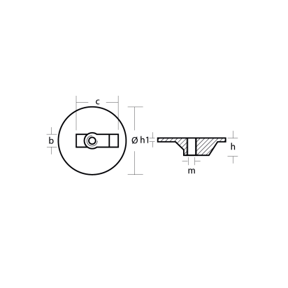 MG Mercury/Mercruiser Plate for Alpha one