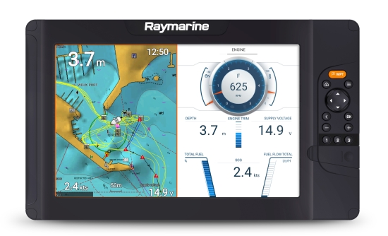 Element 12 HV- 12" kaartplotter met CHIRP Sonar, HyperVision, Wi-Fi & GPS