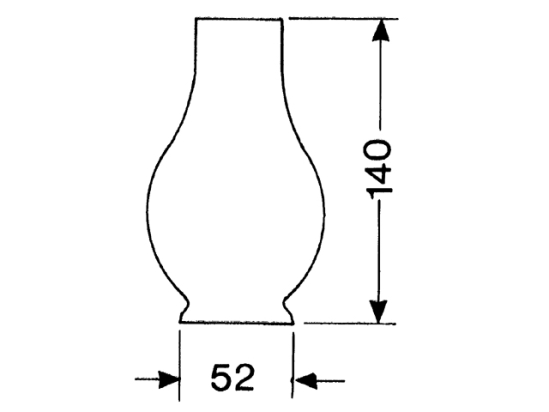 LAMPEGLAS 1 LIGNE X 140MM