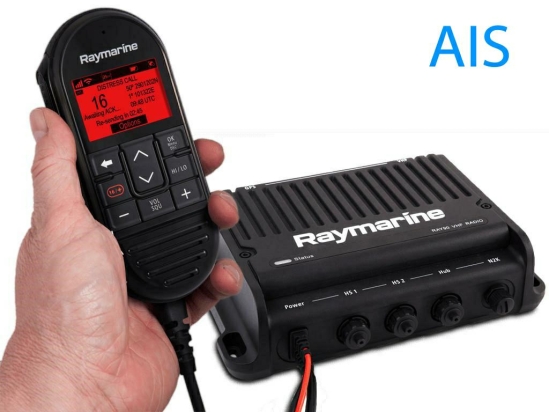 Ray91 Black Box marifoon met AIS ontvanger (incl bedrade handset, passieve speaker en kabel)