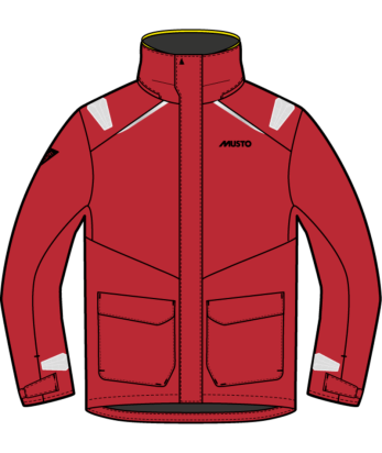 N.L.A. BR1 INSHORE  JKT 169 TRUE RED