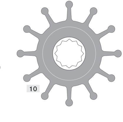 Johnson Pump Impeller 1027B-1