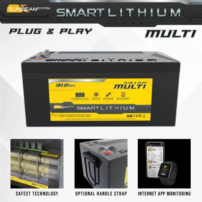 SMART LITHIUM Plug & Play MULTI 312Ah