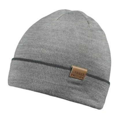 TIPPED BEANIE & SCARF GIFT SET GREY MELANGE