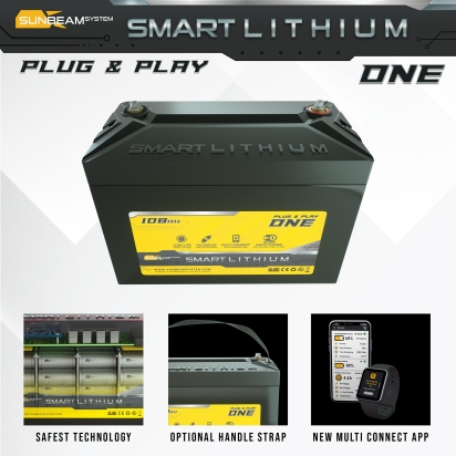 SMART LITHIUM Plug & Play MULTI 108Ah