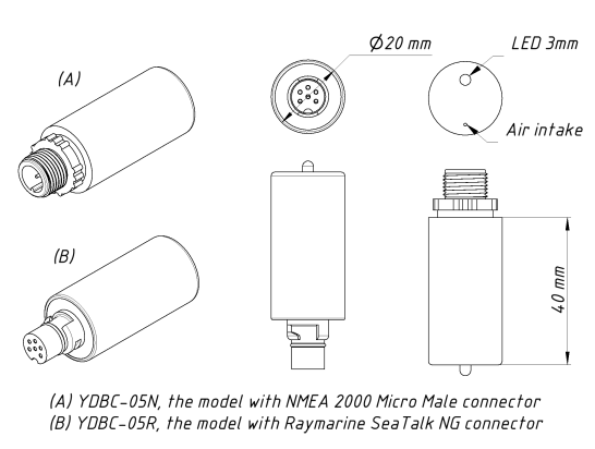 NMEA2000 Barometer Sensor