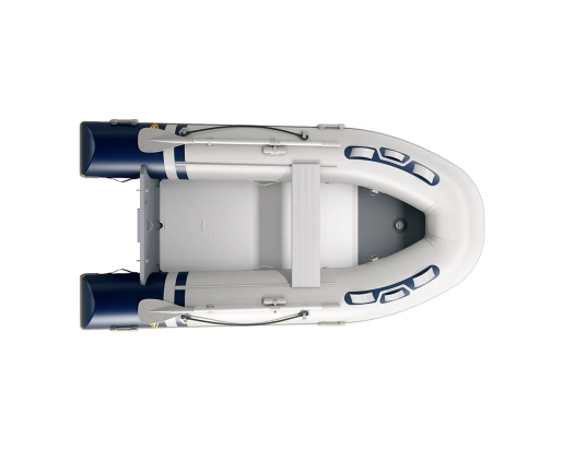 boot Explorer 3,3m. alu deck grijs en blauw