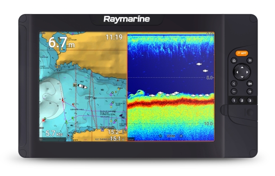 Element 12 HV- 12" kaartplotter met CHIRP Sonar, HyperVision, Wi-Fi & GPS