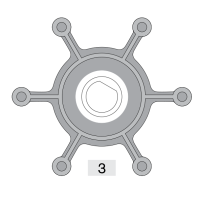 Johnson Pump Impeller 1052S-9