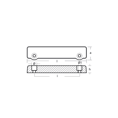 AL Volvo outdrive bar for engine series 250-270-275-280-285