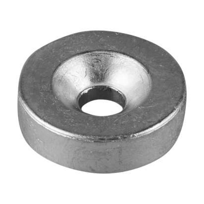 Zinc Mercury button anode for engines Ø24 H.6,5