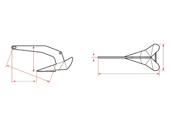 TPTSLG* 0057240 40KG S/S DTX ANCHOR TSLG