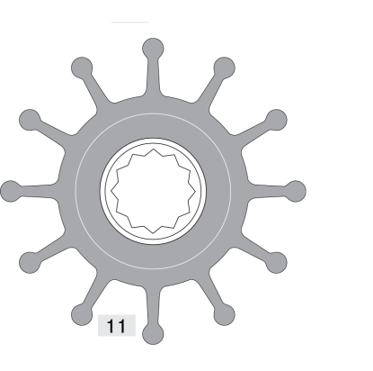 Johnson Pump Impeller 812B-1