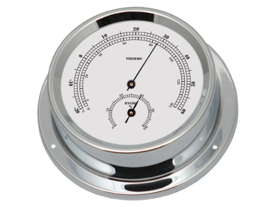 BAROMETER VERCHROOMD 125/100MM