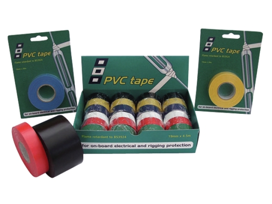 PVC ELECTRICAL TAPE BLACK 19MMX20M