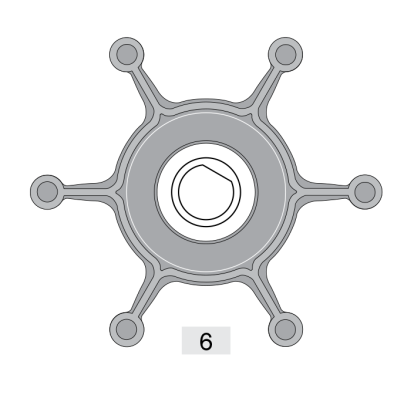 Johnson Pump Impeller 824P-1