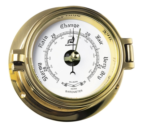 Barometer koper 4,5 inch