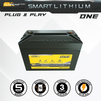 SMART LITHIUM Plug & Play MULTI 108Ah