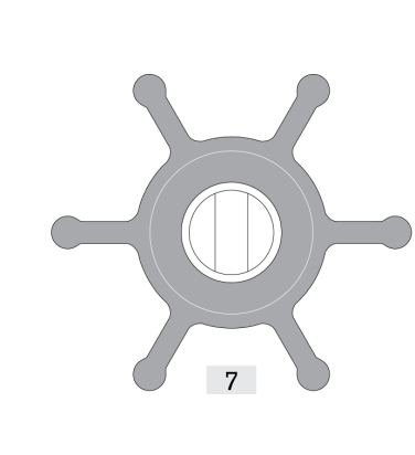 Johnson Pump Impeller 810B-9