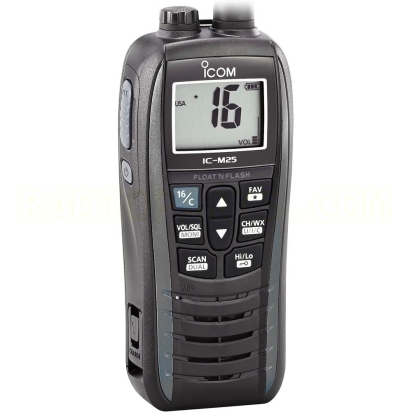 M25 Metallic black/blue handheld with Atis IPX7