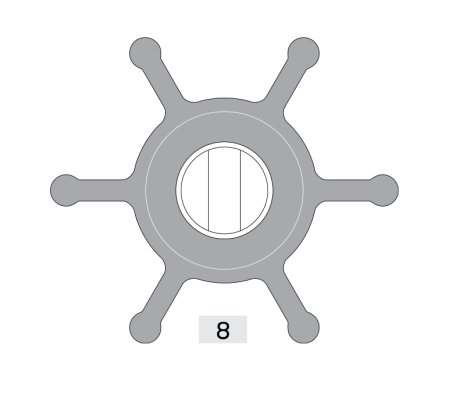 Johnson Pump Impeller 1026B-1