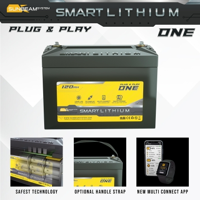 SMART LITHIUM Plug & Play ONE 120Ah